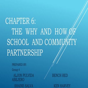 CHAPTER 6-The Why and How of School and Community Partnership.pptx