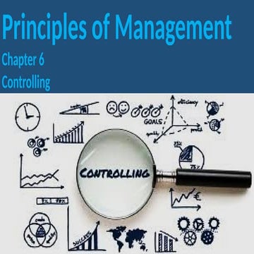 Principles of Management Conrolling concept