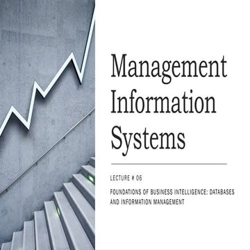 BDAT 1009 - Enterprise Analytics - Lesson #1 - Intro to Business ...