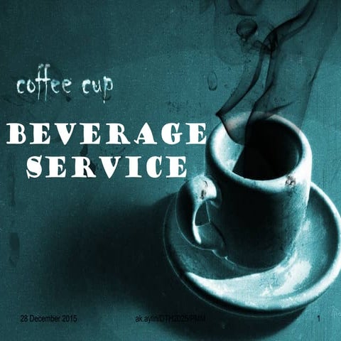 Chapter 6 - Beverage Service (1)
