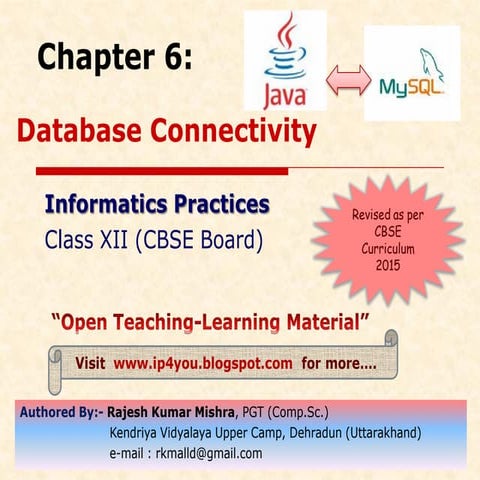 Java JDBC Connectivity with SQL .pptx