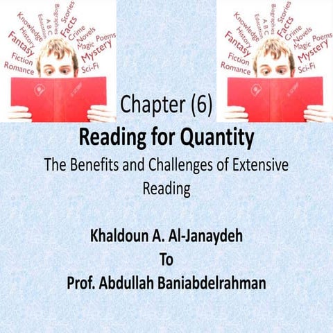 Chapter (6)  extensive reading