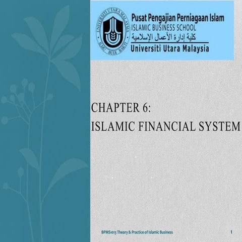 Chapter 6: Islamic Financial System