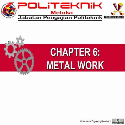 MATERIAL TECHNOLOGY 2 - CHAPTER 6