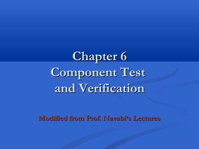 Chapter 6 testbench