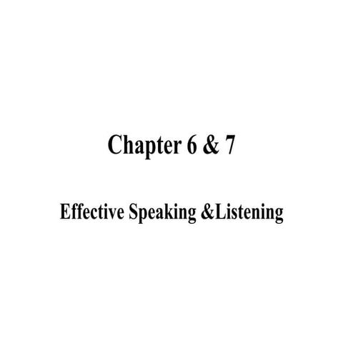 Chapter 6 & 7 revised | PPT