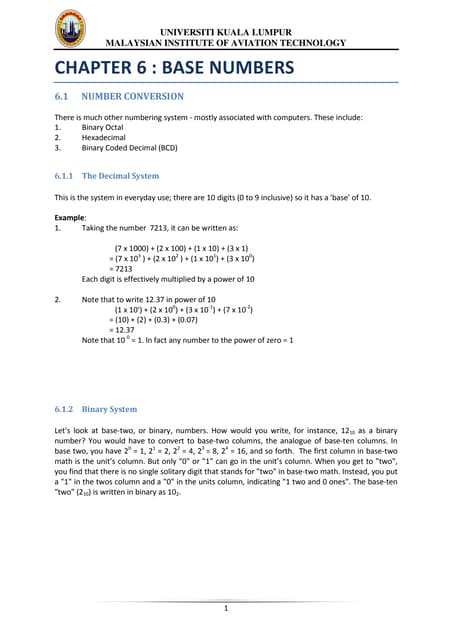 Binary number system | PPT