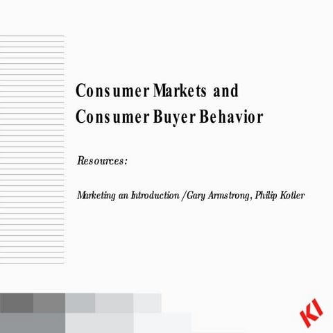 Chapter6 Consumer And Business Buyer Behavior R