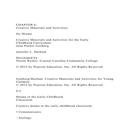 CHAPTER 6 Creative Materials and Activities for Drama.docx