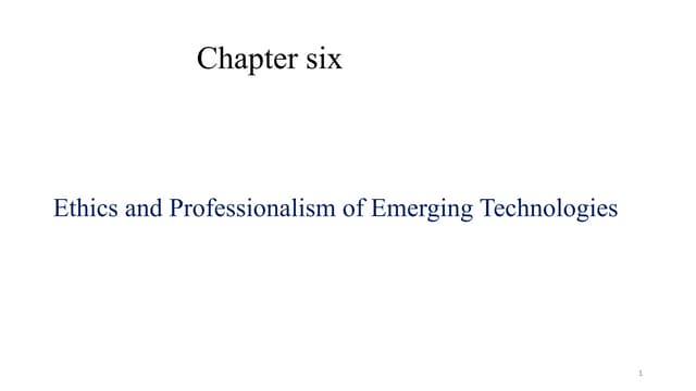 chapter 6   Ethics and Professionalism of ET.pptx