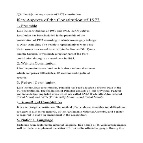 Constitution of 1973 | PPTX