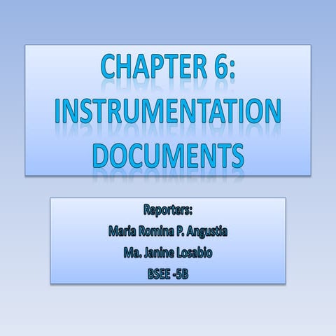 instrumentation docments