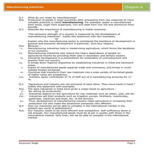 Chapter+6+manufacturing+industries