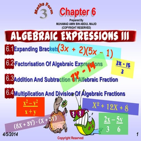 expanding a single brakets