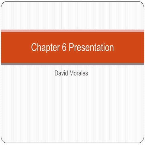 Chapter 6 Presentation | PPTX | Civil Engineering Industry | Industries