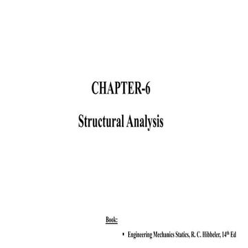 Chapter 6 Structural Analysis pdf slides notes
