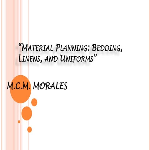 Bed making process | PPTX