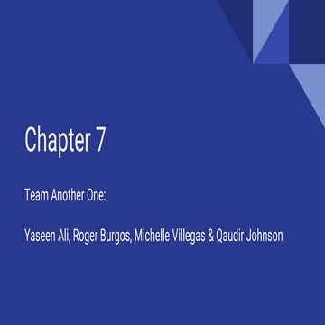 Chapter 7