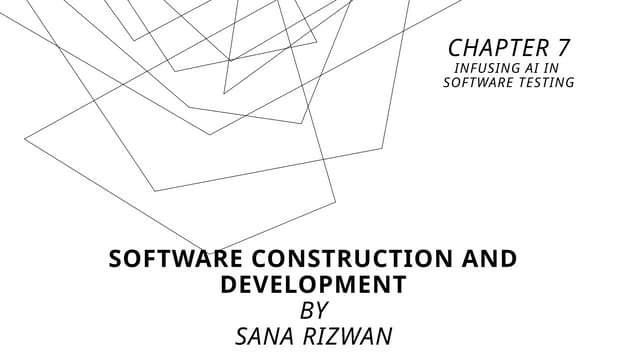 "AI BASED SOFTWARE TESTING"    ---    Chapter 7.pptx