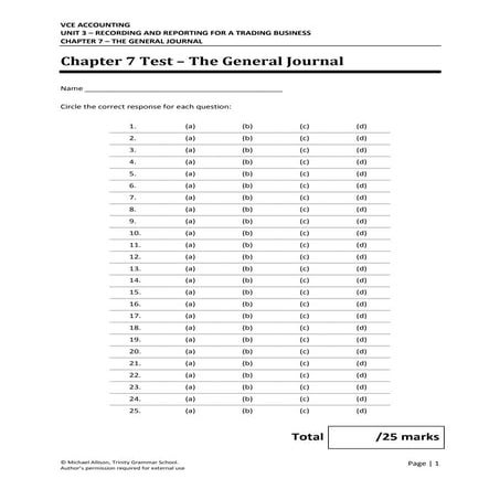 Chapter 7 - Test | PDF