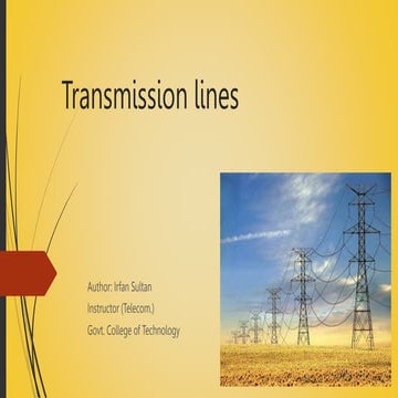 Transmission lines