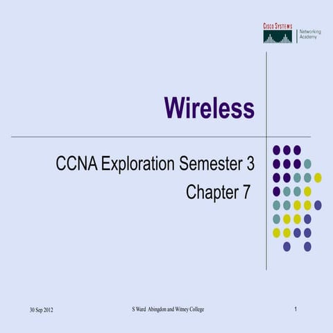 Chapter 7   wireless