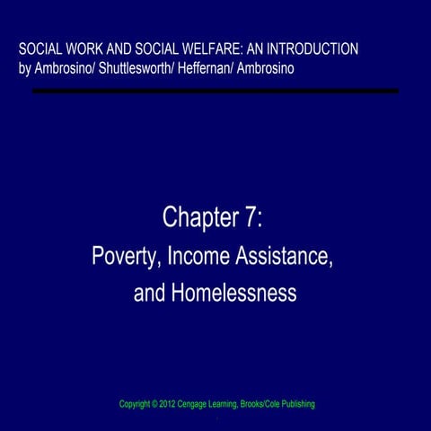 Chapter 7 Poverty and How to Help