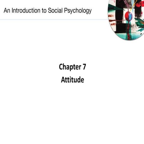 Chapter 7 Attitude | PPTX | Healthy Living