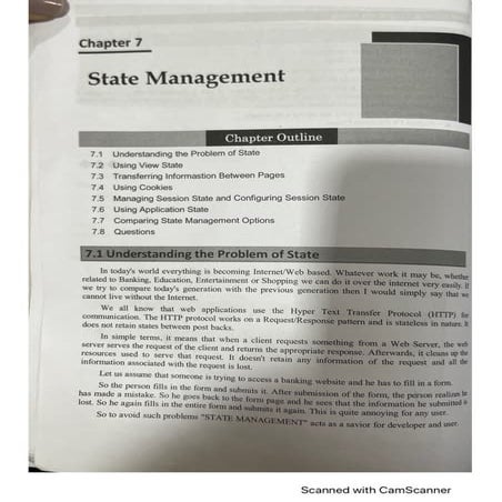 Advanced Web Programming Chapter 7 | PDF