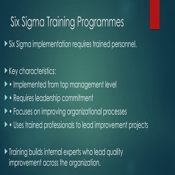 Comprehensive Six Sigma Training and Implementation Guide for ...