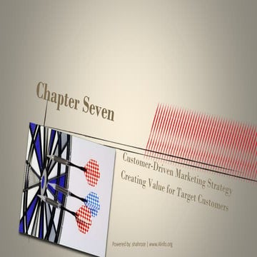 Chapter 7 Customer Driven Marketing Strategy Visual Bee Pptx