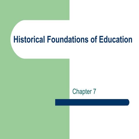 Foundation of education