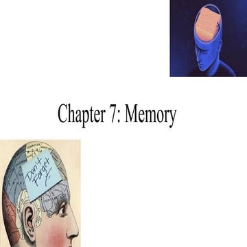 Chapter 7 Memory for class 11th based on NCERT | PPTX