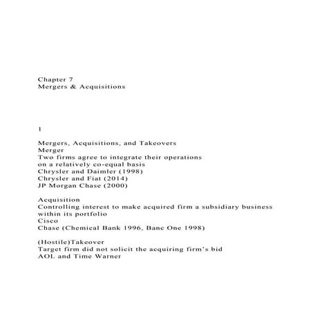 Chapter 7Mergers & Acquisitions1Merger.docx
