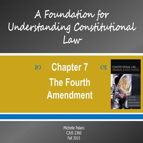Constitutional Issues - Chapter 7