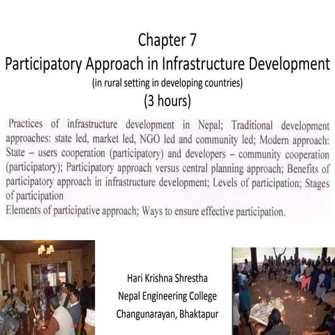 Construction Management in Developing Countries, Lecture 7