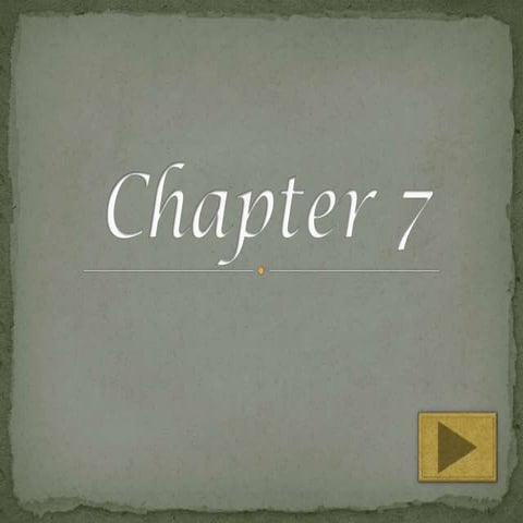 Chapter 7 powerpoint | PPTX