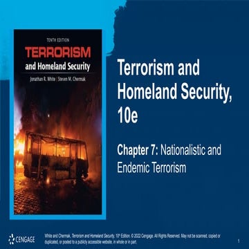 Chapter 7 PPT.pptx on terrorism and the homeland | PPTX