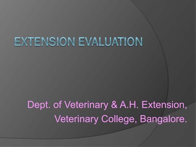 Principles, Steps of programme planning, evaluation and monitoring of ...