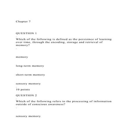 Chapter 7QUESTION 1. Which of the following is defin.docx