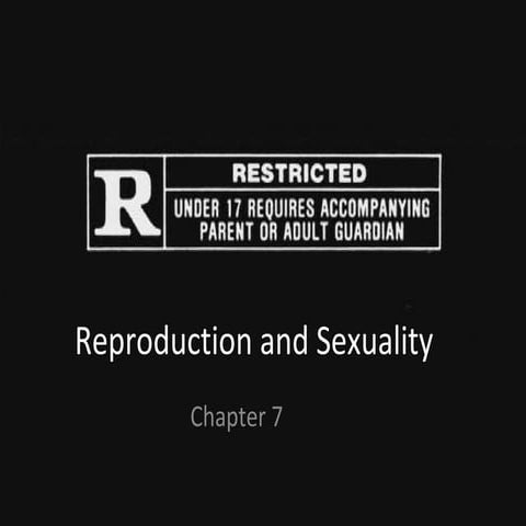 Chapter 7 Reproduction and Sexuality in ART 