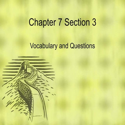 Chapter 7 Section 3 | PPT | Buddhism | Religion & Spirituality