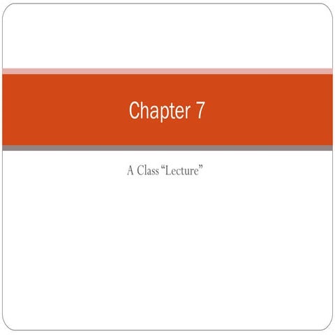 Chapter 7 slideshow 2012 | PPT