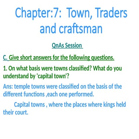 Chapter_7_ T towns, traders and craftsmen and question answer.pptx