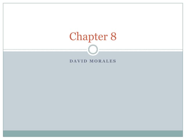 Chapter 8 | PPT