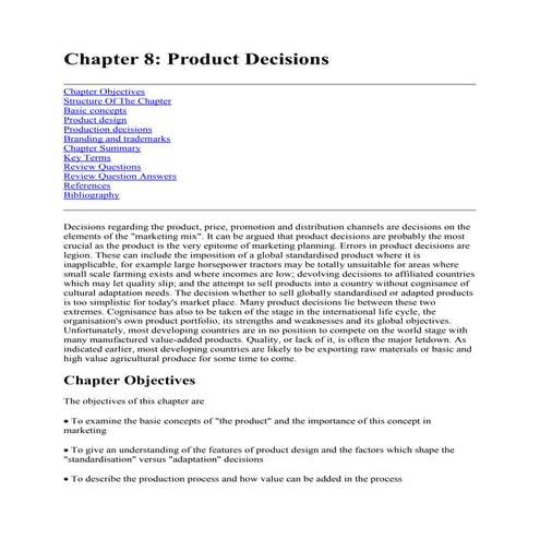 International business notes Chapter 8
