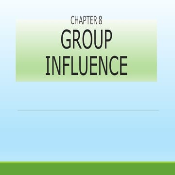 Group Influence | PPTX