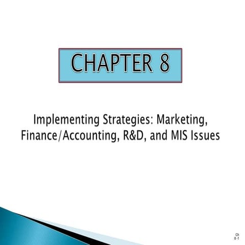 Strategic Management: Concepts & Cases Chapter 08 | PPTX