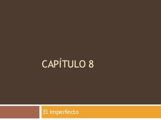 tense imperfect