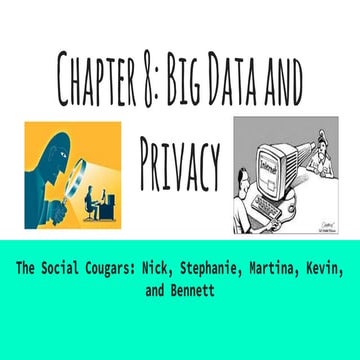 Chapter 8 Big Data and Privacy